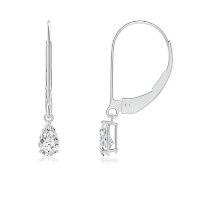 ANGARA CLASSIC PEAR-SHAPED DIAMOND LEVERBACK DROP EARRINGS