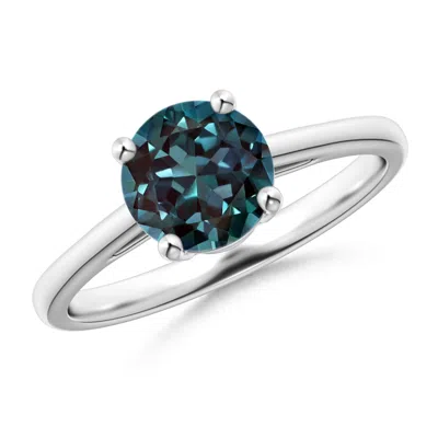 ANGARA CLASSIC PRONG-SET ROUND LAB-GROWN ALEXANDRITE SOLITAIRE RING