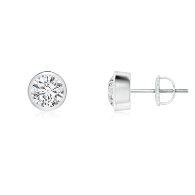 ANGARA CLASSIC ROUND DIAMOND SOLITAIRE STUD EARRINGS