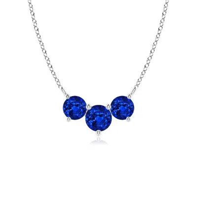 ANGARA CLASSIC TRIO SAPPHIRE NECKLACE