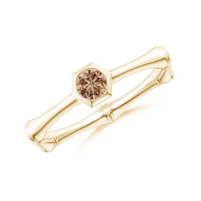 ANGARA COFFEE DIAMOND INDOCHINE BAMBOO RING
