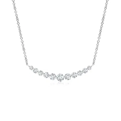 ANGARA CONTEMPORARY ROUND DIAMOND JOURNEY PENDANT NECKLACE