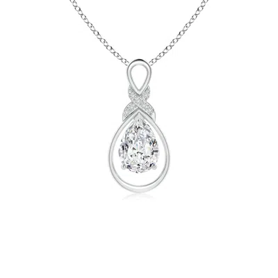 ANGARA DIAMOND INFINITY PENDANT WITH X MOTIF