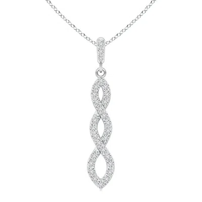 ANGARA DIAMOND INFINITY TWIST PENDANT