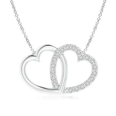 ANGARA DIAMOND INTERLOCKING HEART NECKLACE
