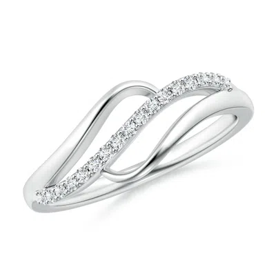 ANGARA DIAMOND SWIRL BYPASS RING