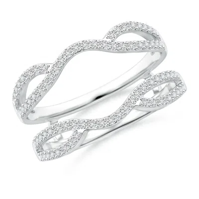 ANGARA DIAMOND WAVY RING WRAP