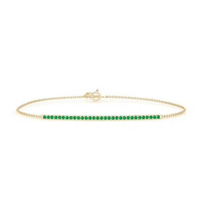ANGARA EMERALD BAR BRACELET