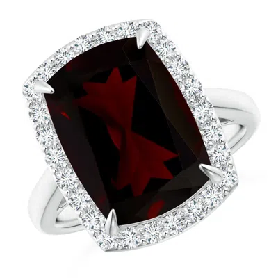 ANGARA GIA CERTIFIED CLASSIC GARNET COCKTAIL RING