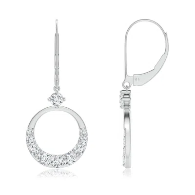 ANGARA GRADUATED DIAMOND ROUND DROP EARRINGS