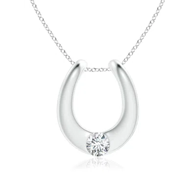 ANGARA GYPSY-SET DIAMOND HORSESHOE PENDANT