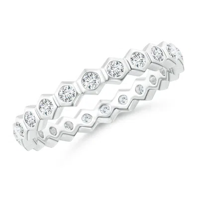 ANGARA HEXAGONAL DIAMOND ETERNITY RING