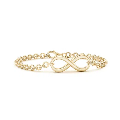 ANGARA ANGARA INFINITY TWIST CHAIN BRACELET