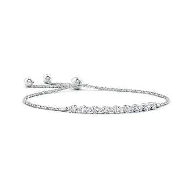 ANGARA LAB-GROWN ALTERNATING SIZE DIAMOND TENNIS BOLO BRACELET