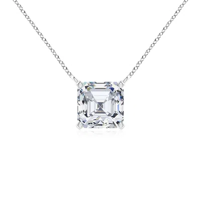 ANGARA LAB-GROWN ASSCHER-CUT DIAMOND SOLITAIRE PENDANT
