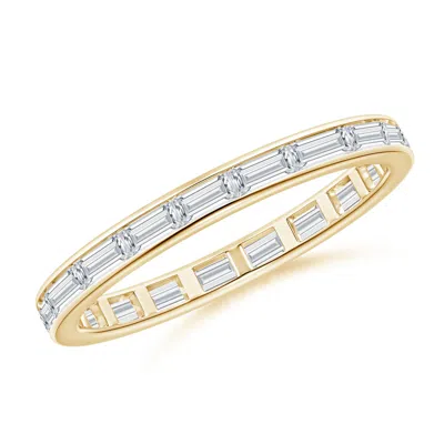 ANGARA LAB-GROWN CHANNEL-SET BAGUETTE DIAMOND FULL ETERNITY WEDDING RING