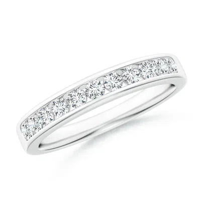 ANGARA LAB-GROWN CHANNEL SET HALF ETERNITY DIAMOND WEDDING RING
