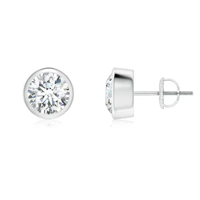 ANGARA LAB-GROWN CLASSIC ROUND DIAMOND SOLITAIRE STUD EARRINGS