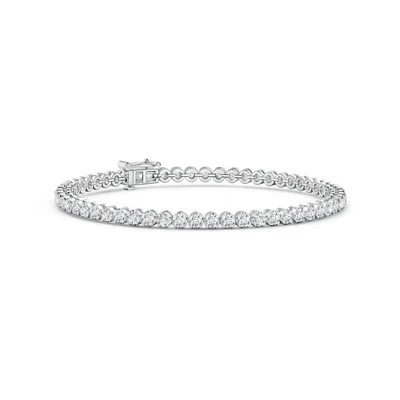 ANGARA LAB-GROWN CLASSIC ROUND DIAMOND TENNIS BRACELET