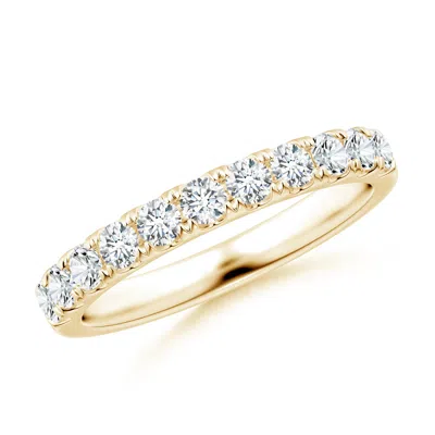 ANGARA LAB-GROWN CLASSIC SPLIT PRONG DIAMOND HALF ETERNITY WEDDING RING