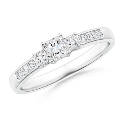 ANGARA LAB-GROWN CLASSIC THREE STONE PRINCESS-CUT DIAMOND PROMISE RING
