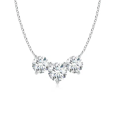 ANGARA LAB-GROWN CLASSIC TRIO DIAMOND NECKLACE