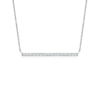 ANGARA LAB-GROWN CONTEMPORARY DIAMOND BAR NECKLACE