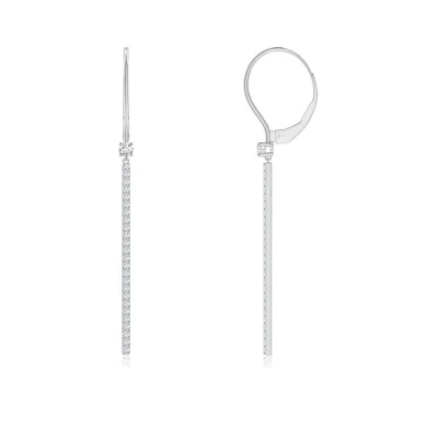 ANGARA LAB-GROWN DIAMOND BAR LEVERBACK EARRINGS