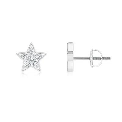 ANGARA LAB-GROWN DIAMOND CLUSTER STAR STUD EARRINGS