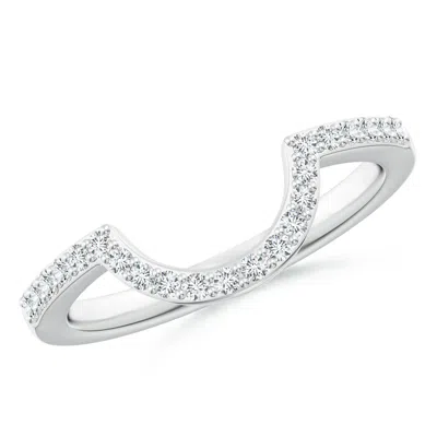 ANGARA LAB-GROWN DIAMOND CONTOURED WEDDING RING