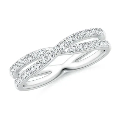 ANGARA LAB-GROWN DIAMOND CROSSOVER WEDDING RING