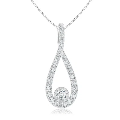 ANGARA LAB-GROWN DIAMOND INFINITY LOOP PENDANT