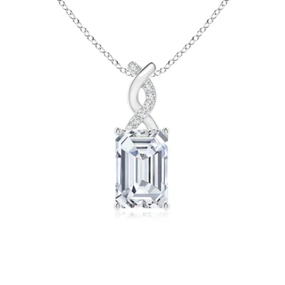 ANGARA LAB-GROWN DIAMOND PENDANT WITH ENTWINED BALE