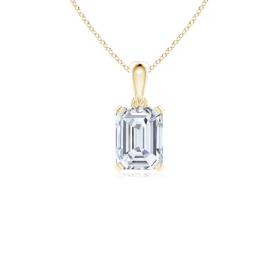 ANGARA LAB-GROWN EMERALD-CUT DIAMOND SOLITAIRE PENDANT