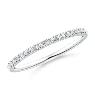 ANGARA LAB-GROWN FISHTAIL SET DIAMOND SEMI ETERNITY WEDDING RING FOR HER