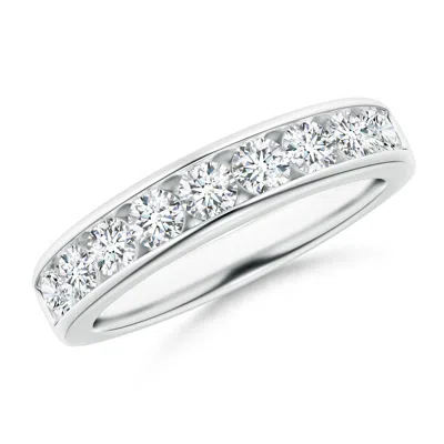 ANGARA LAB-GROWN NINE STONE CHANNEL-SET DIAMOND WEDDING RING