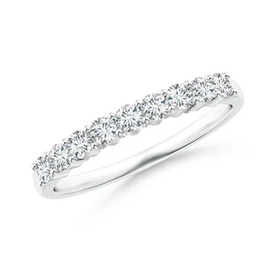 ANGARA LAB-GROWN NINE STONE SHARED PRONG-SET DIAMOND WEDDING RING