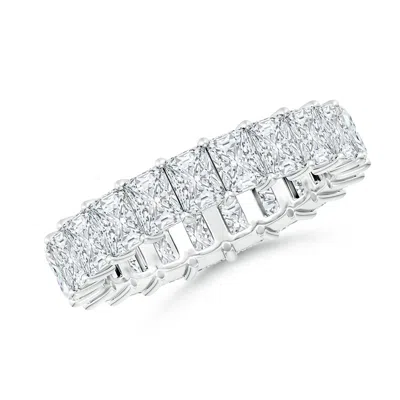 ANGARA LAB-GROWN NORTH-SOUTH RADIANT-CUT DIAMOND CLASSIC ETERNITY WEDDING RING