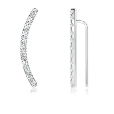ANGARA LAB-GROWN PAVE-SET DIAMOND LINEAR EAR CLIMBER
