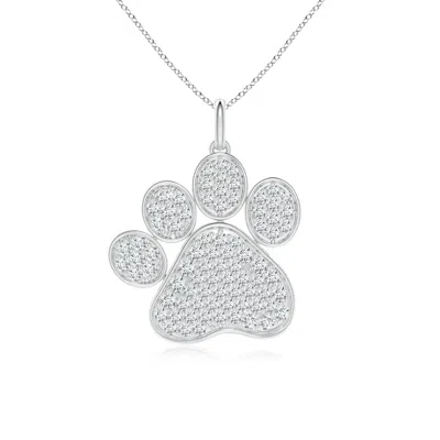 ANGARA LAB-GROWN PAVE-SET DIAMOND PAW PENDANT