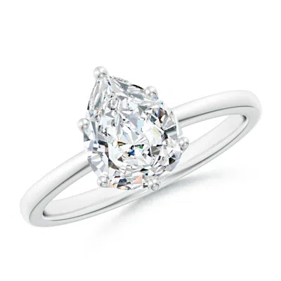 ANGARA LAB-GROWN PEAR-SHAPED DIAMOND SOLITAIRE CLASSIC ENGAGEMENT RING