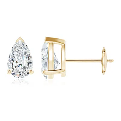ANGARA LAB-GROWN PEAR-SHAPED DIAMOND SOLITAIRE STUD EARRINGS