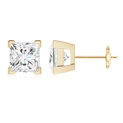 ANGARA LAB-GROWN PRINCESS-CUT DIAMOND SOLITAIRE STUD EARRINGS