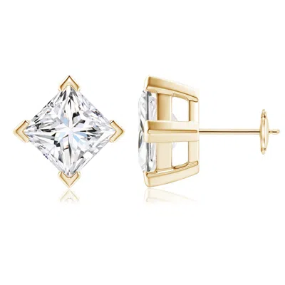 ANGARA LAB-GROWN PRINCESS-CUT DIAMOND STUD EARRINGS