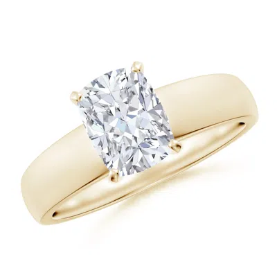 ANGARA LAB-GROWN PRONG-SET CUSHION RECTANGULAR DIAMOND SOLITAIRE ENGAGEMENT RING