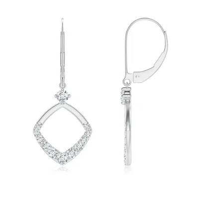 ANGARA LAB-GROWN PRONG-SET DIAMOND RHOMBUS DROP EARRINGS
