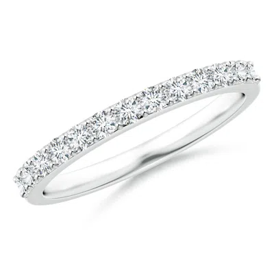ANGARA LAB-GROWN PRONG SET HALF ETERNITY ROUND DIAMOND WEDDING RING
