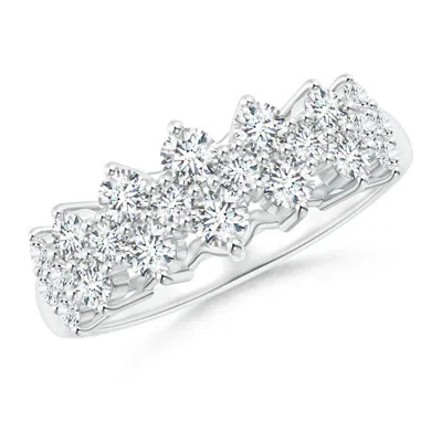 ANGARA LAB-GROWN ROUND CLUSTER DIAMOND GARLAND WEDDING RING