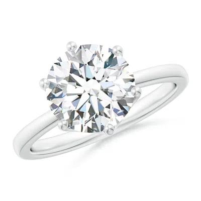ANGARA LAB-GROWN ROUND DIAMOND SOLITAIRE CLASSIC ENGAGEMENT RING
