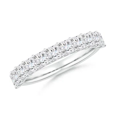 ANGARA LAB-GROWN SHARED PRONG-SET PRINCESS-CUT DIAMOND HALF ETERNITY WEDDING RING